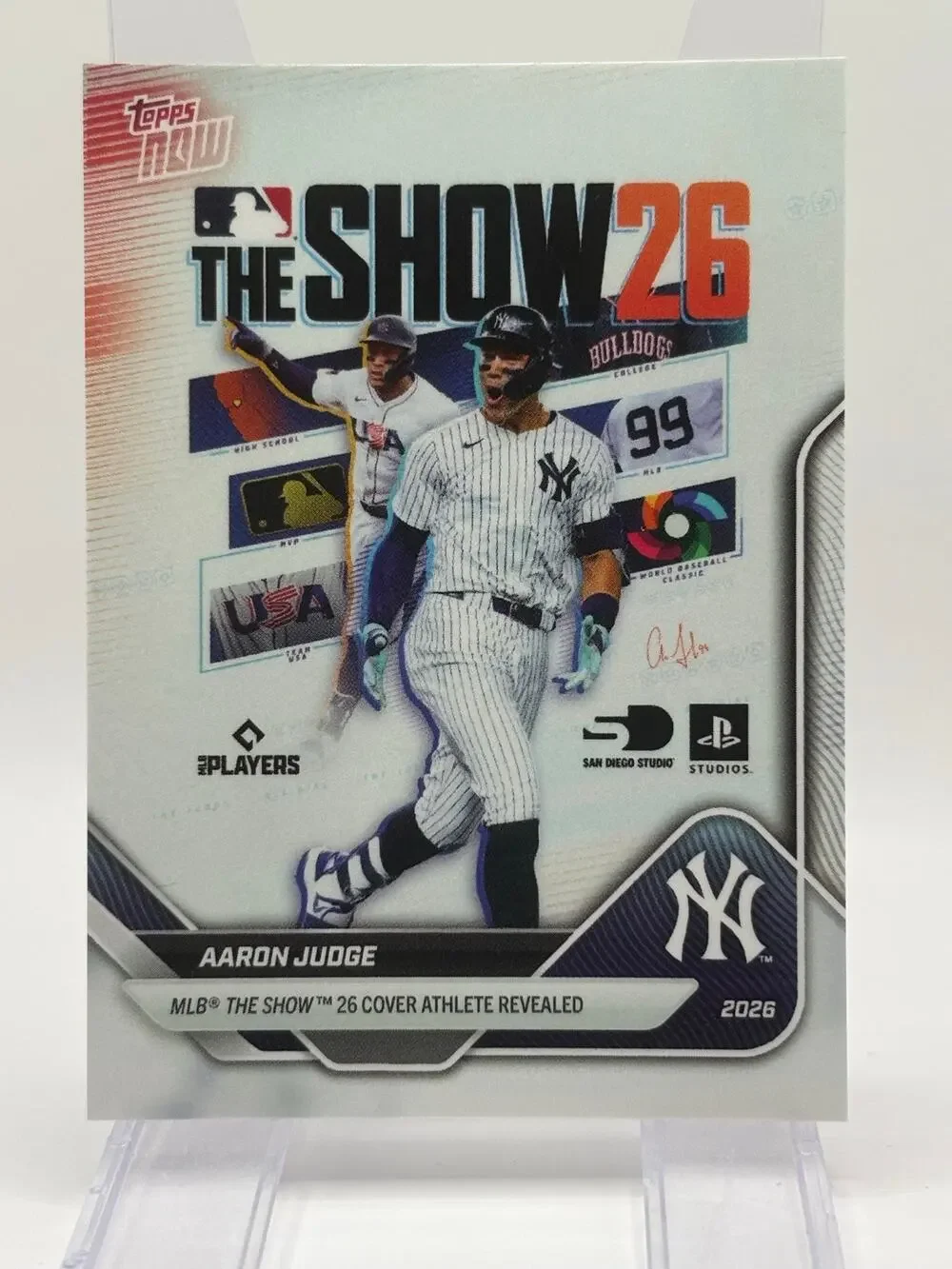 2026 Topps Now Offseason Aaron Judge The Show Cover Athlete New York Yankees